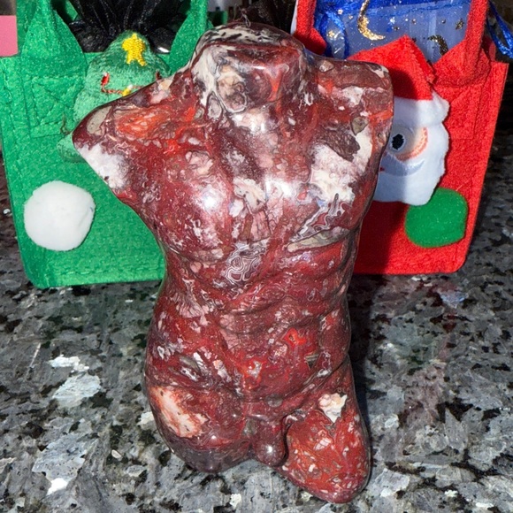 Male Body/Adonis/Homme Form - Mexican Lace Agate - Picture 6 of 8